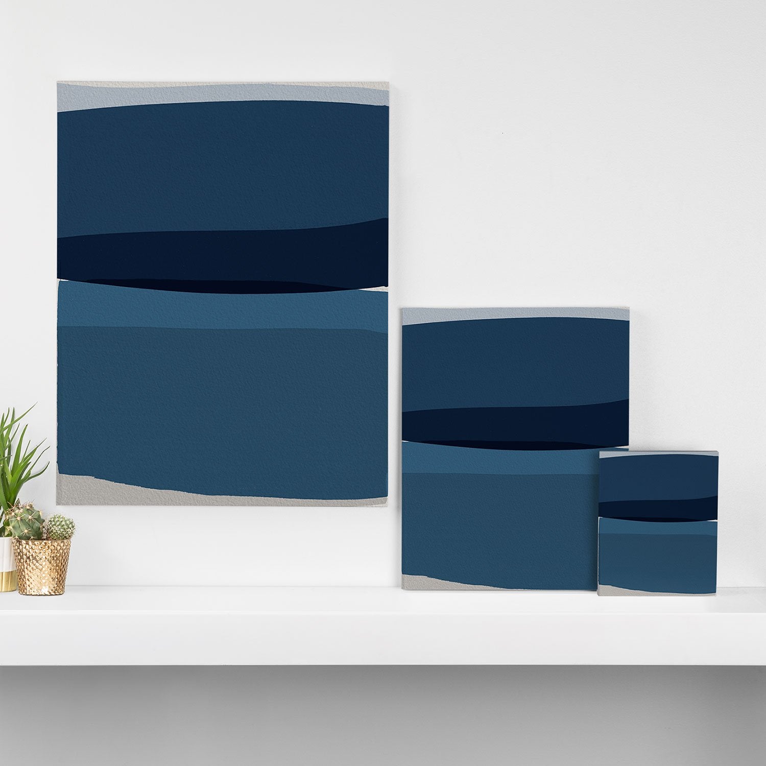 Orara Studio Modern Blue Wall Art - Decor Addict, LLC