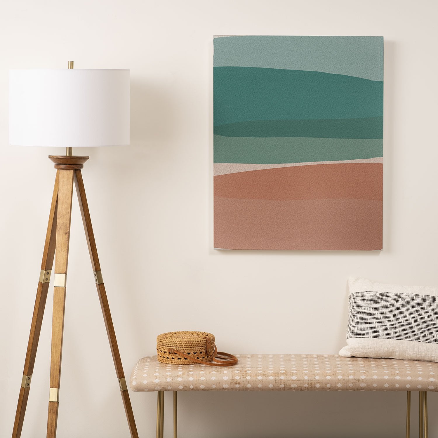 Orara Studio Modern Turquoise And Pink Wall Art - Decor Addict, LLC