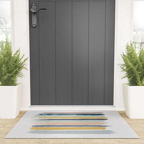Orara Studio Pastel Stripes Welcome Mat Collection - Decor Addict, LLC