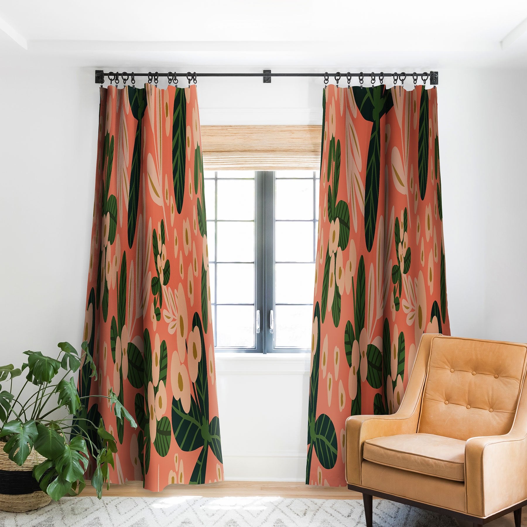 Oris Eddu Poppy Pine Pink Window Treatment - Decor Addict, LLC