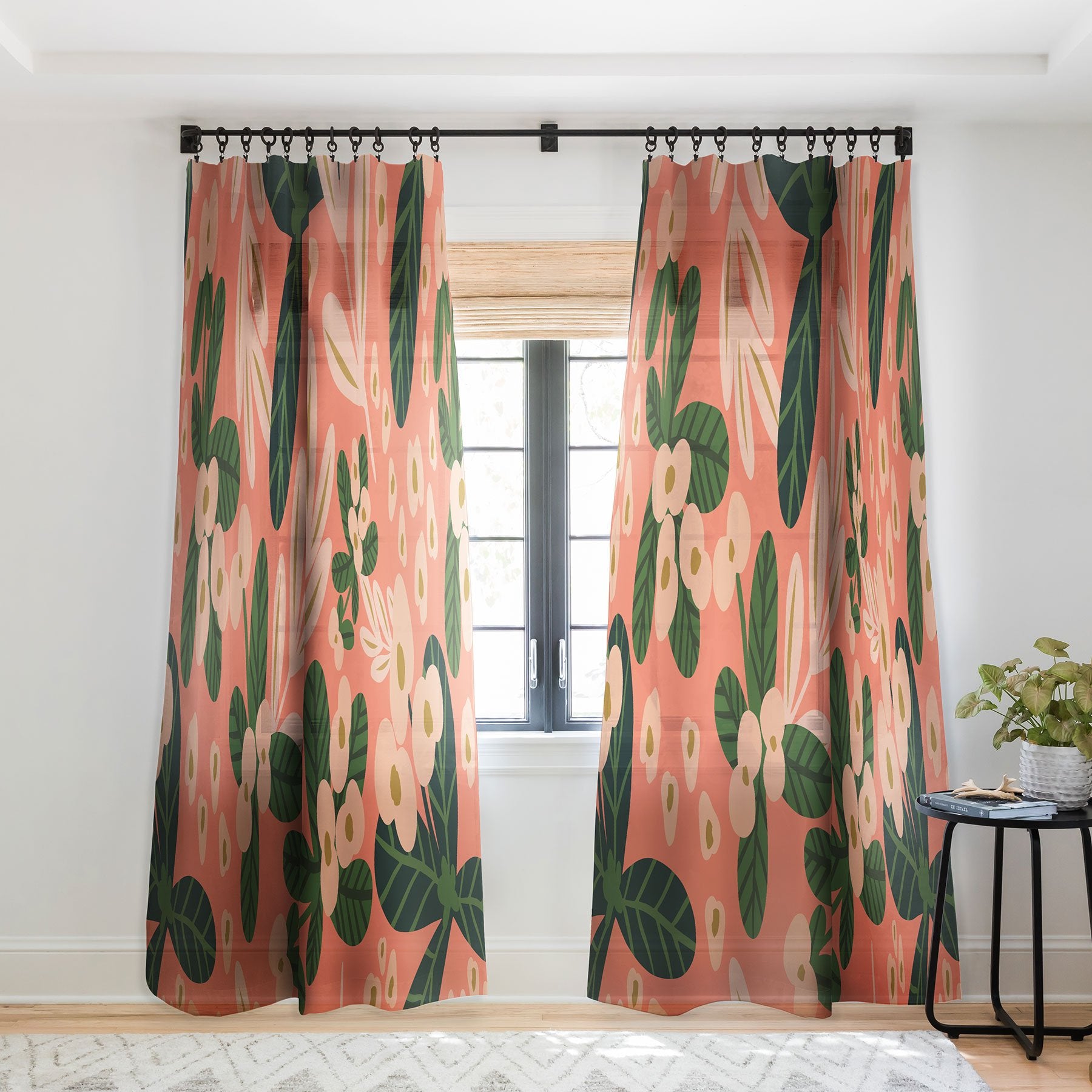 Oris Eddu Poppy Pine Pink Window Treatment - Decor Addict, LLC