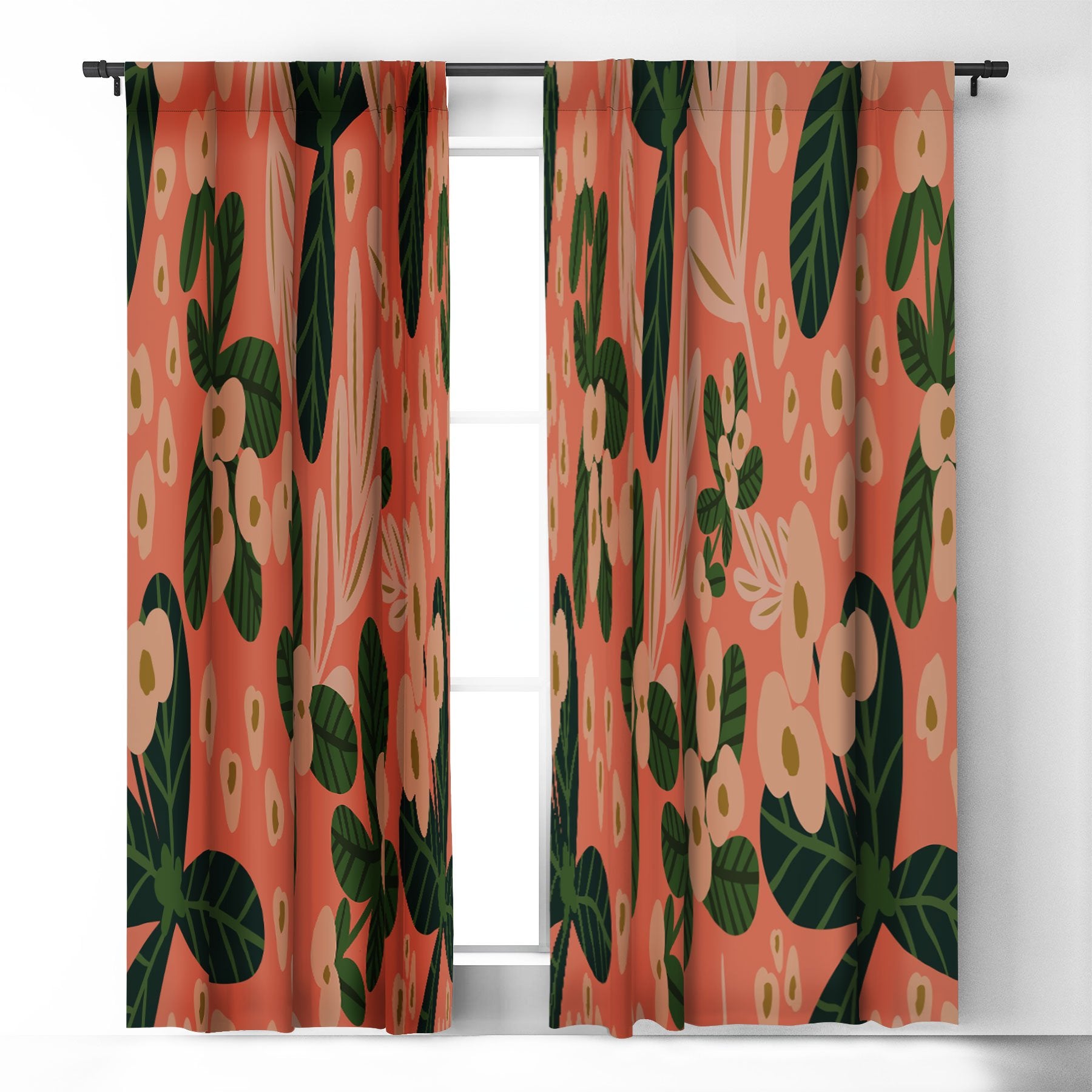 Oris Eddu Poppy Pine Pink Window Treatment - Decor Addict, LLC