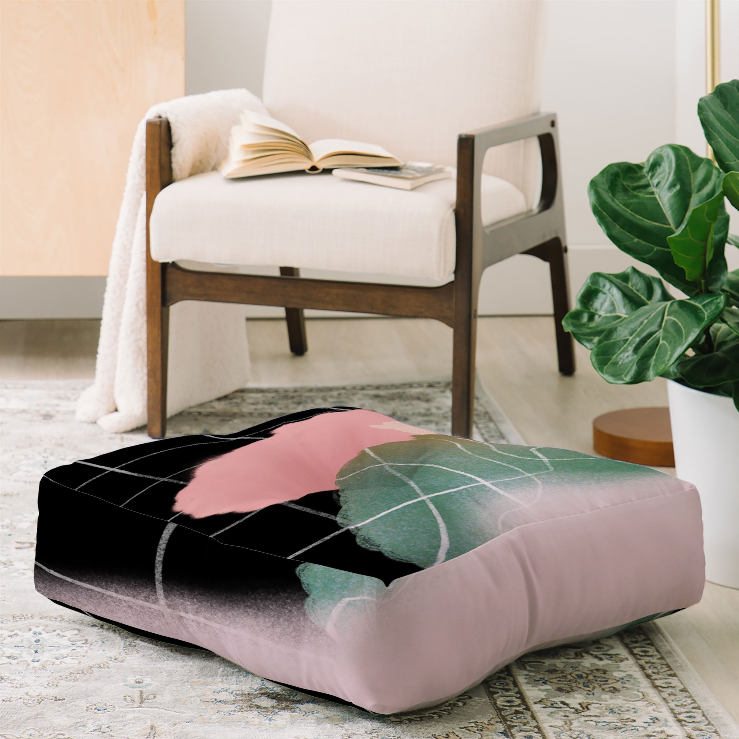 Sandra Poliakov Fog Floor Pillow Collection - Decor Addict, LLC