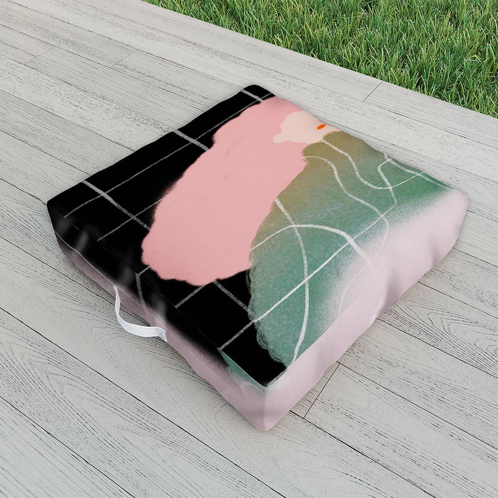 Sandra Poliakov Fog Floor Pillow Collection - Decor Addict, LLC