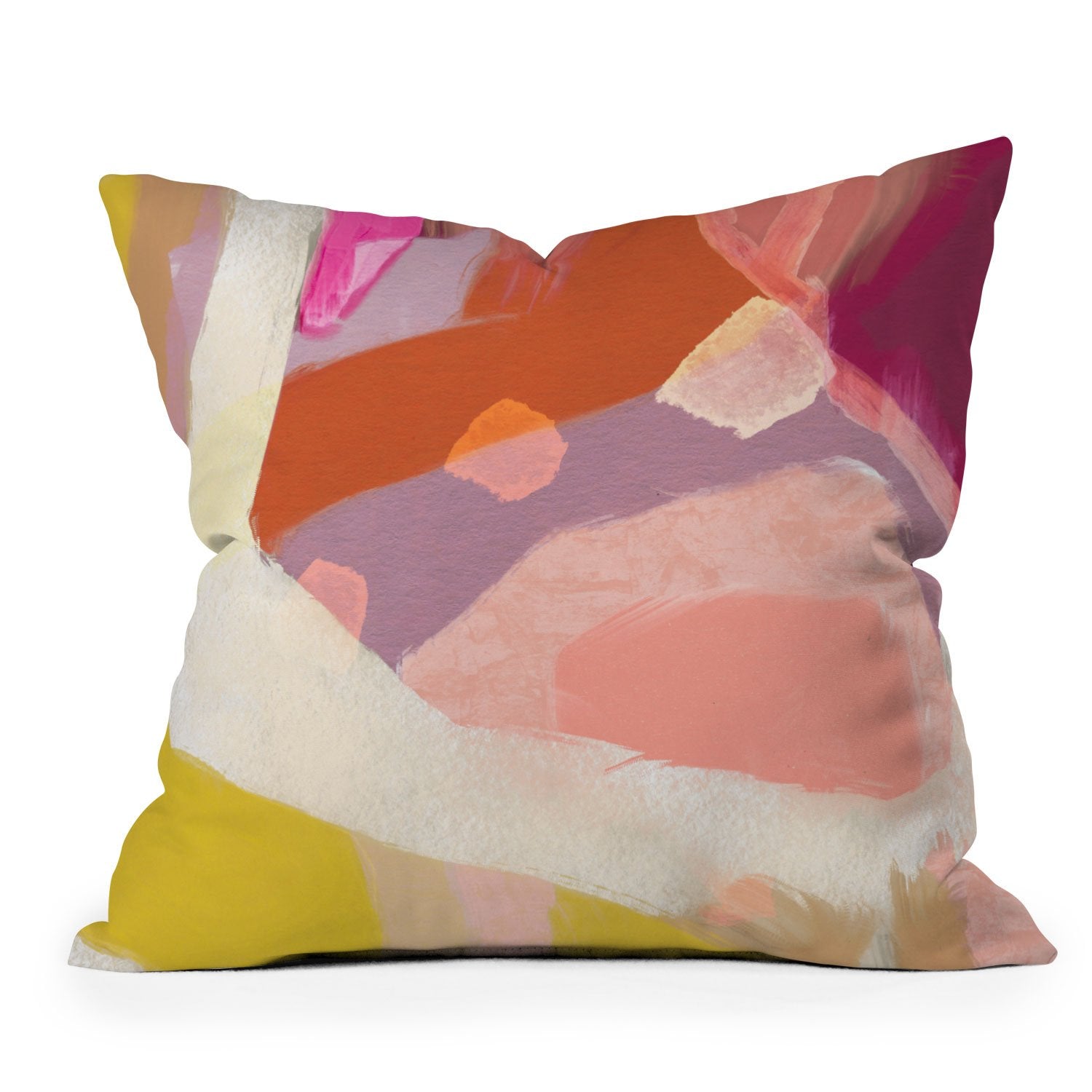 Sewzinski Ablaze Abstract Throw Pillow - Decor Addict, LLC