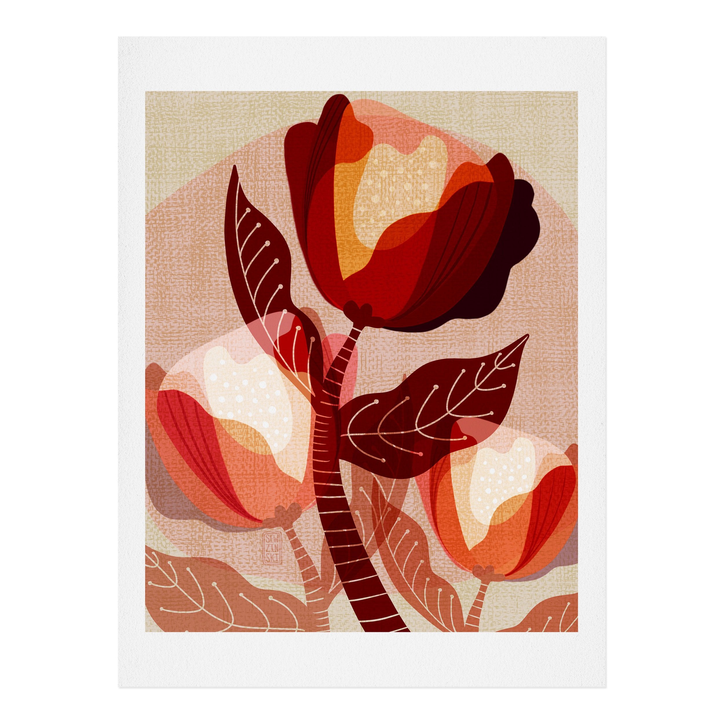 Sewzinski Floral Reverie I Wall Art - Decor Addict, LLC