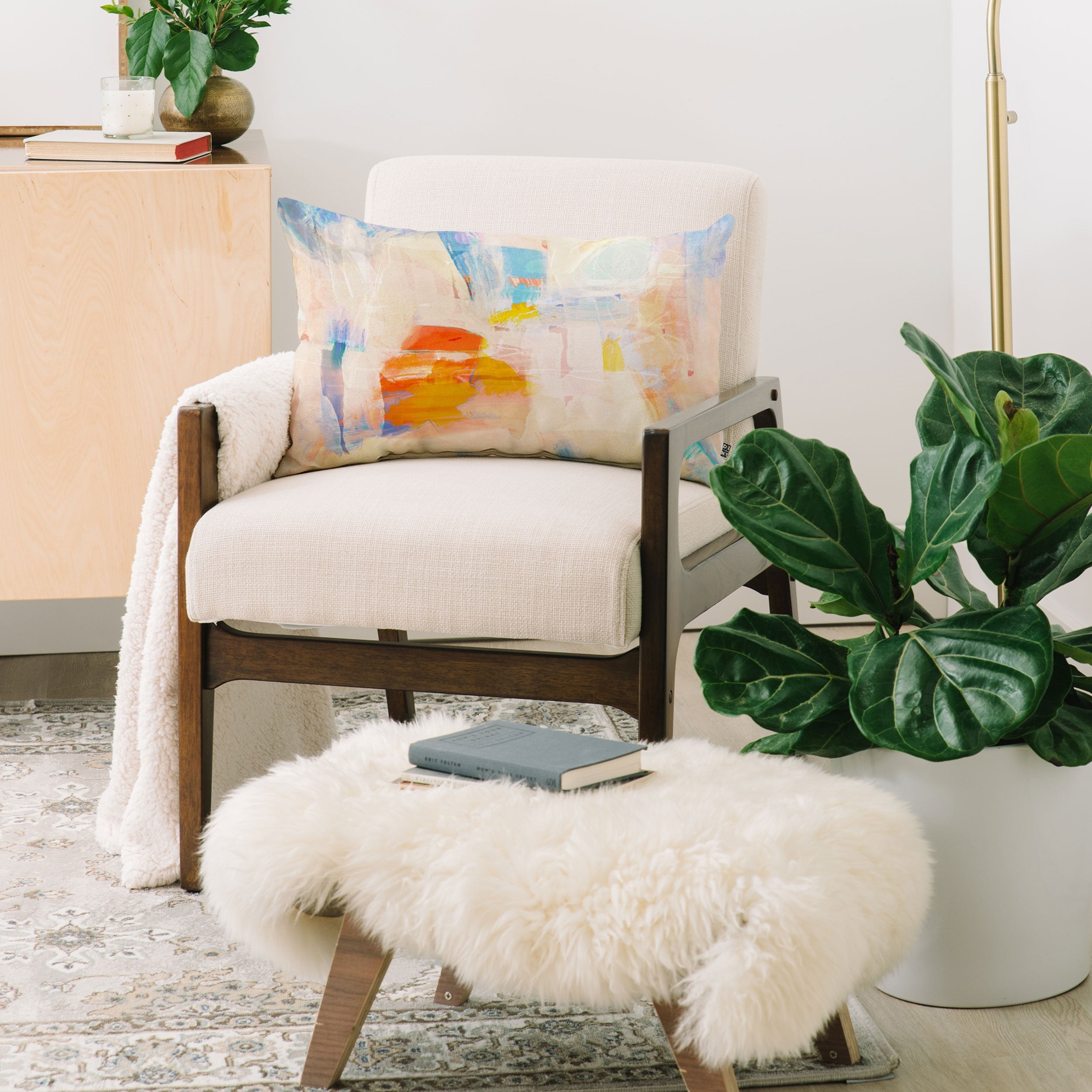 Sewzinski Holding Space Throw Pillow - Decor Addict, LLC