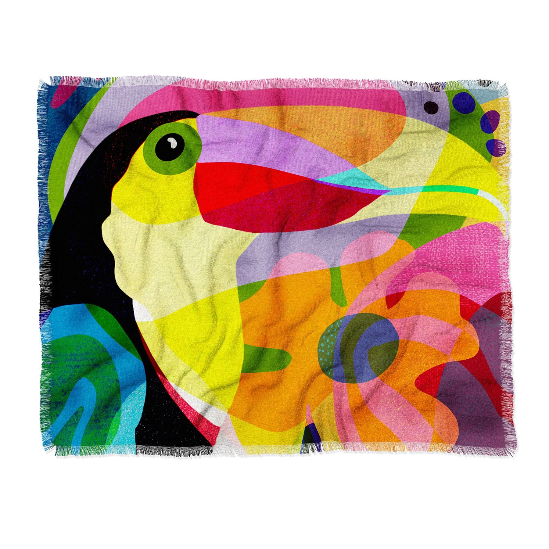 Sewzinski Tropic Toucan Throw Blanket - Decor Addict, LLC