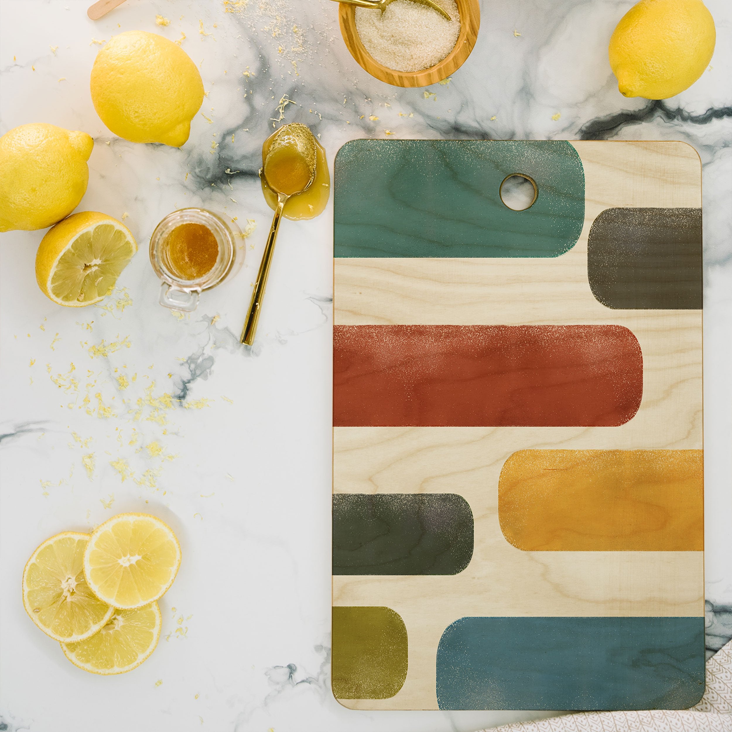 Sheila Wenzel Ganny Bold Strokes Cutting Board Collection - Decor Addict, LLC