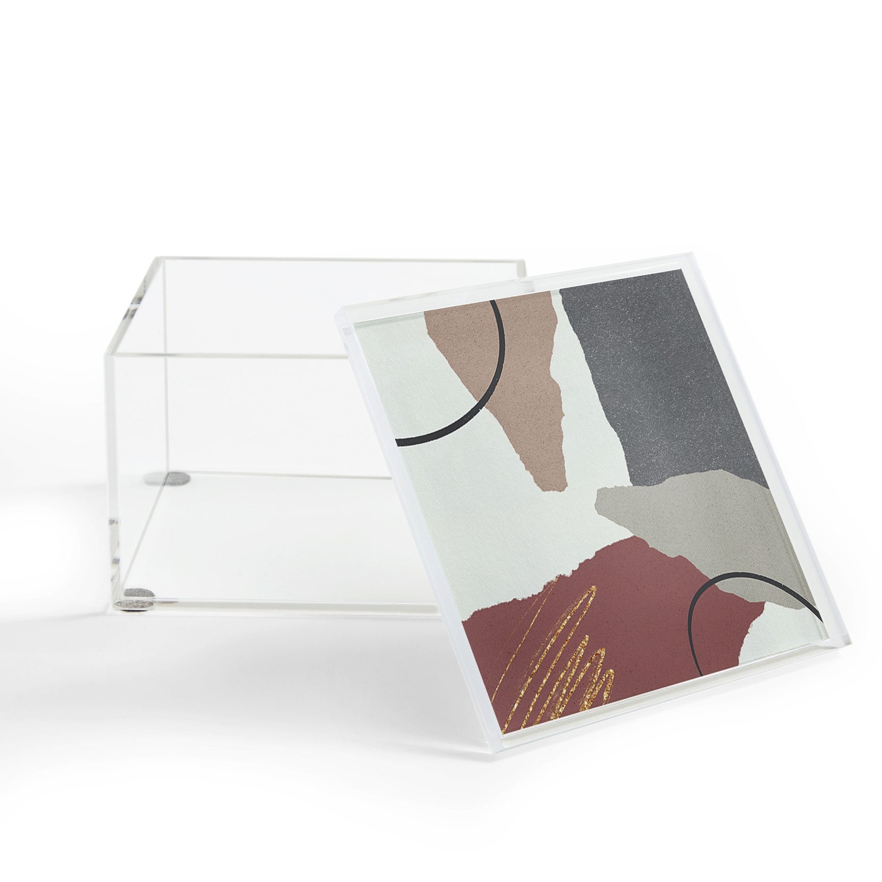 Sheila Wenzel Ganny Paper Cuts Abstract Acrylic Storage - Decor Addict, LLC