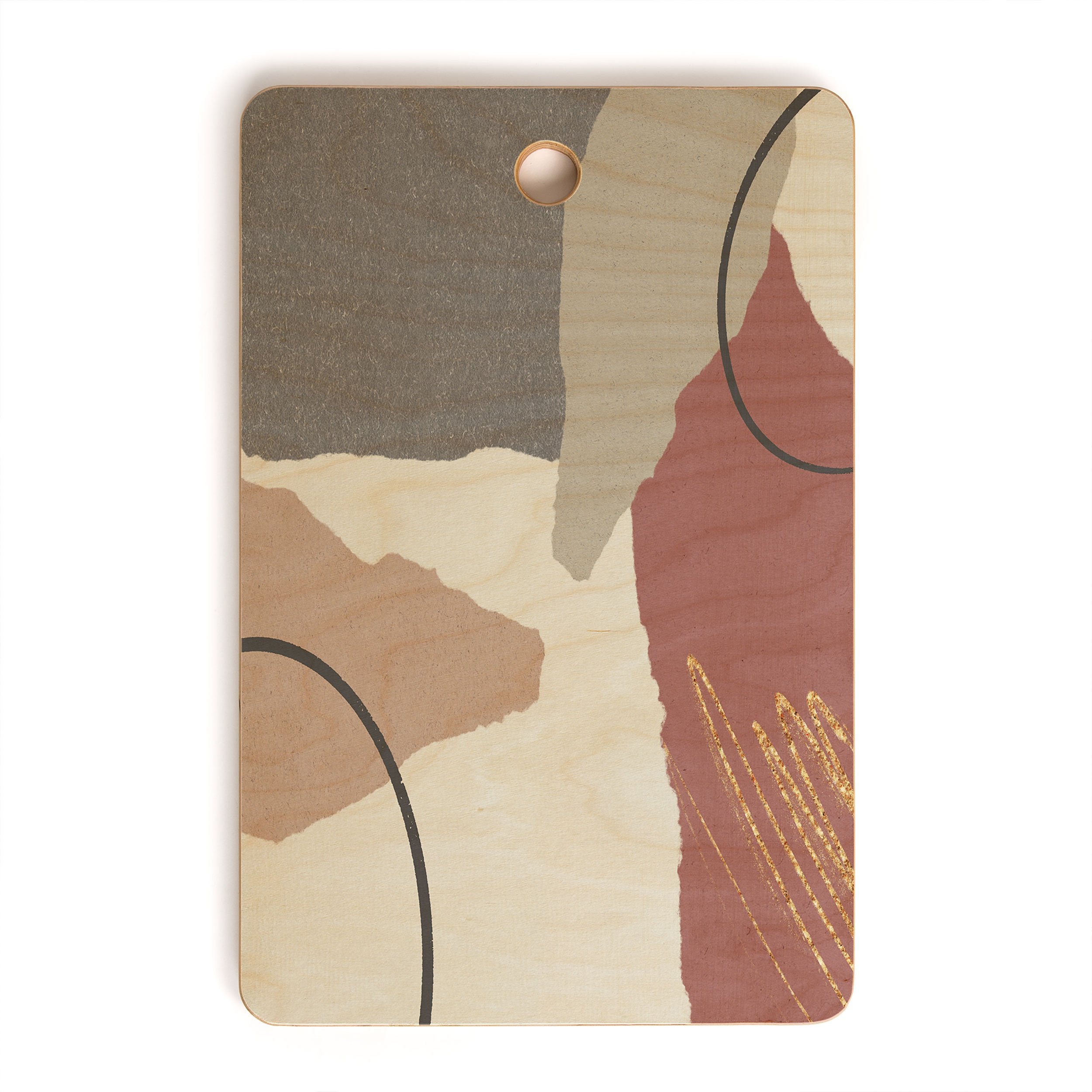Sheila Wenzel Ganny Paper Cuts Abstract Cutting Board Collection - Decor Addict, LLC