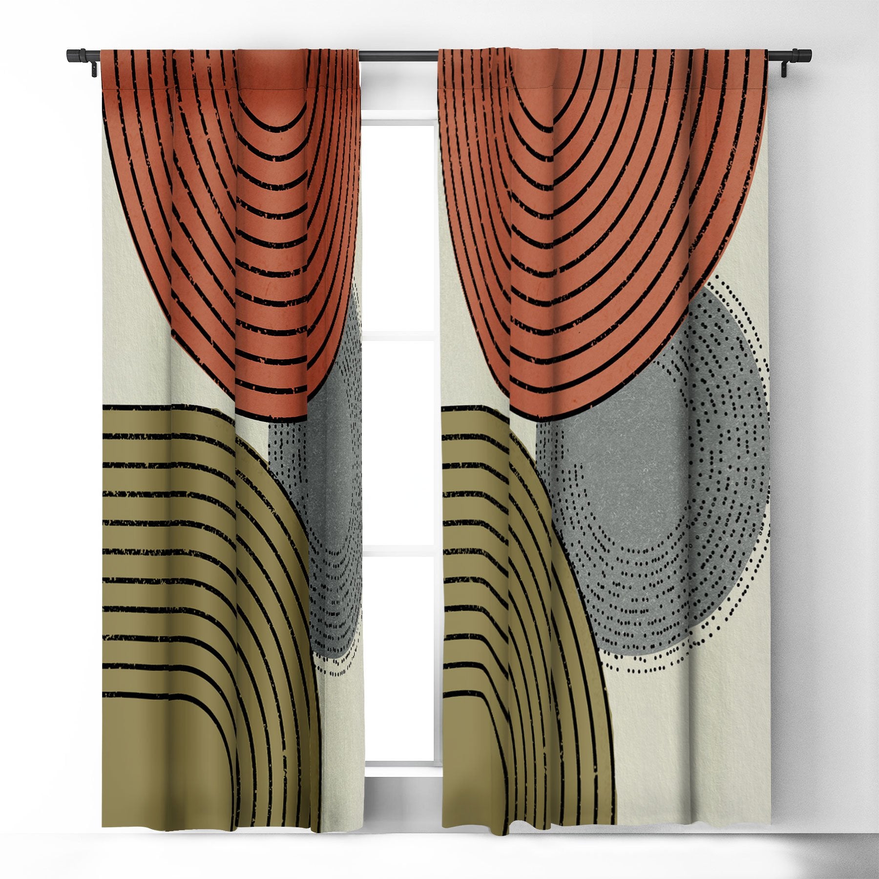 Sheila Wenzel Ganny Retro Minimalist Window Treatment - Decor Addict, LLC