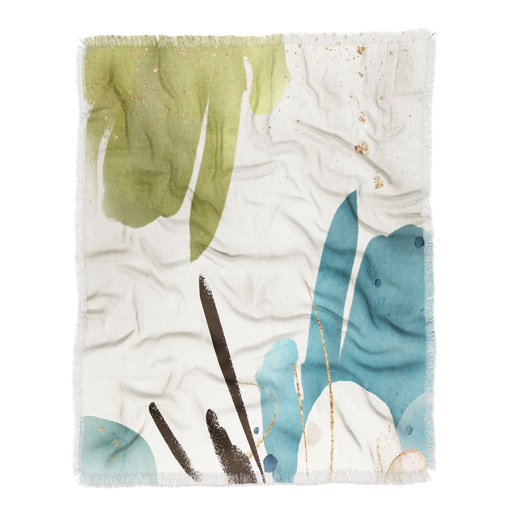 Sheila Wenzel Ganny The Bouquet Abstract Throw Blanket - Decor Addict, LLC
