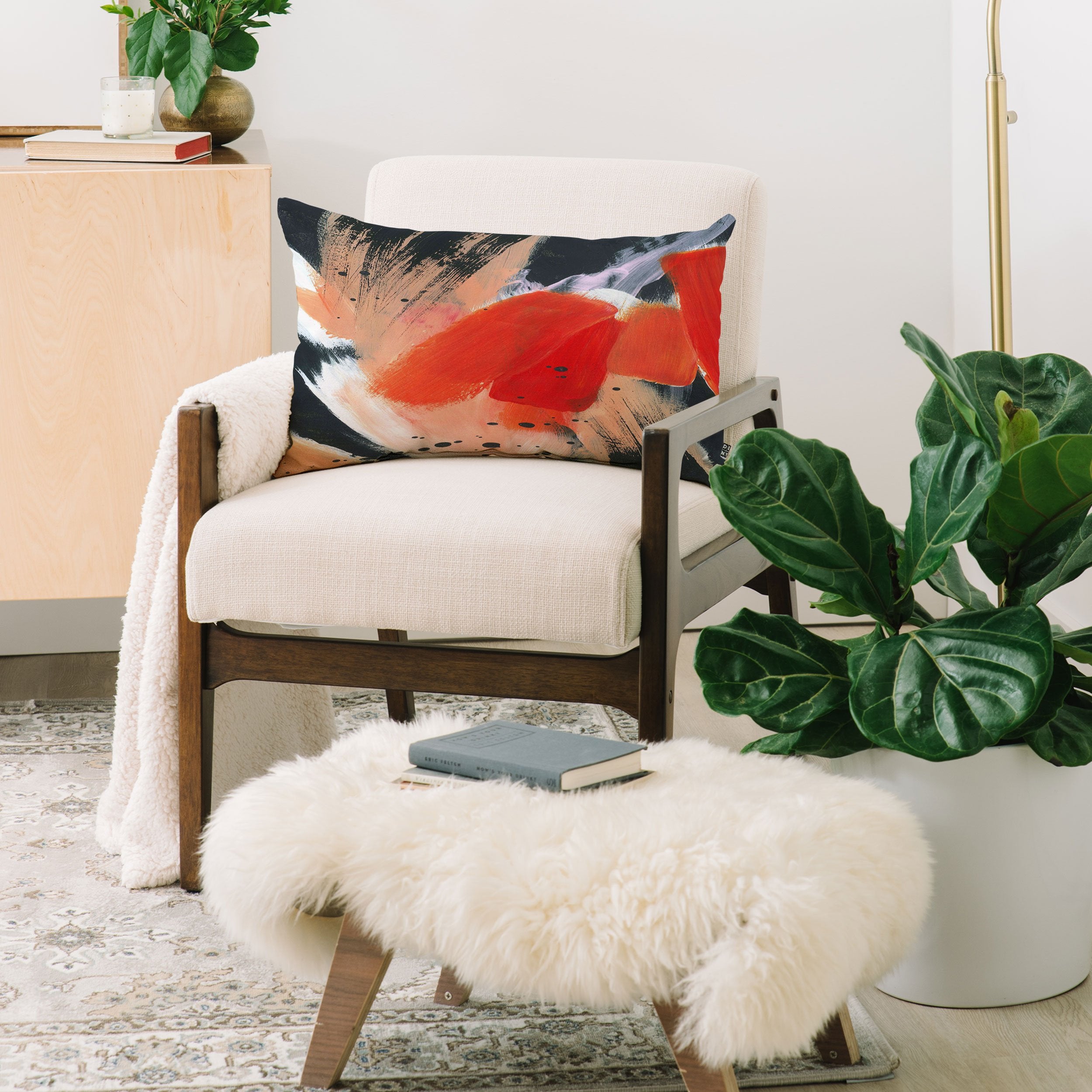 Sophia Buddenhagen Fearless Throw Pillow - Decor Addict, LLC