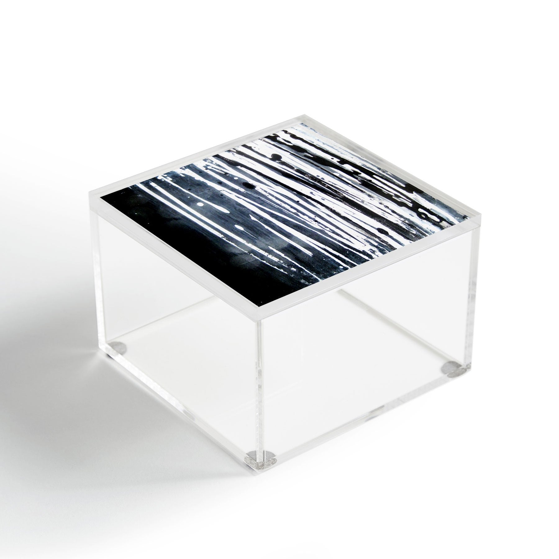 Sophia Buddenhagen White Lines Acrylic Storage - Decor Addict, LLC