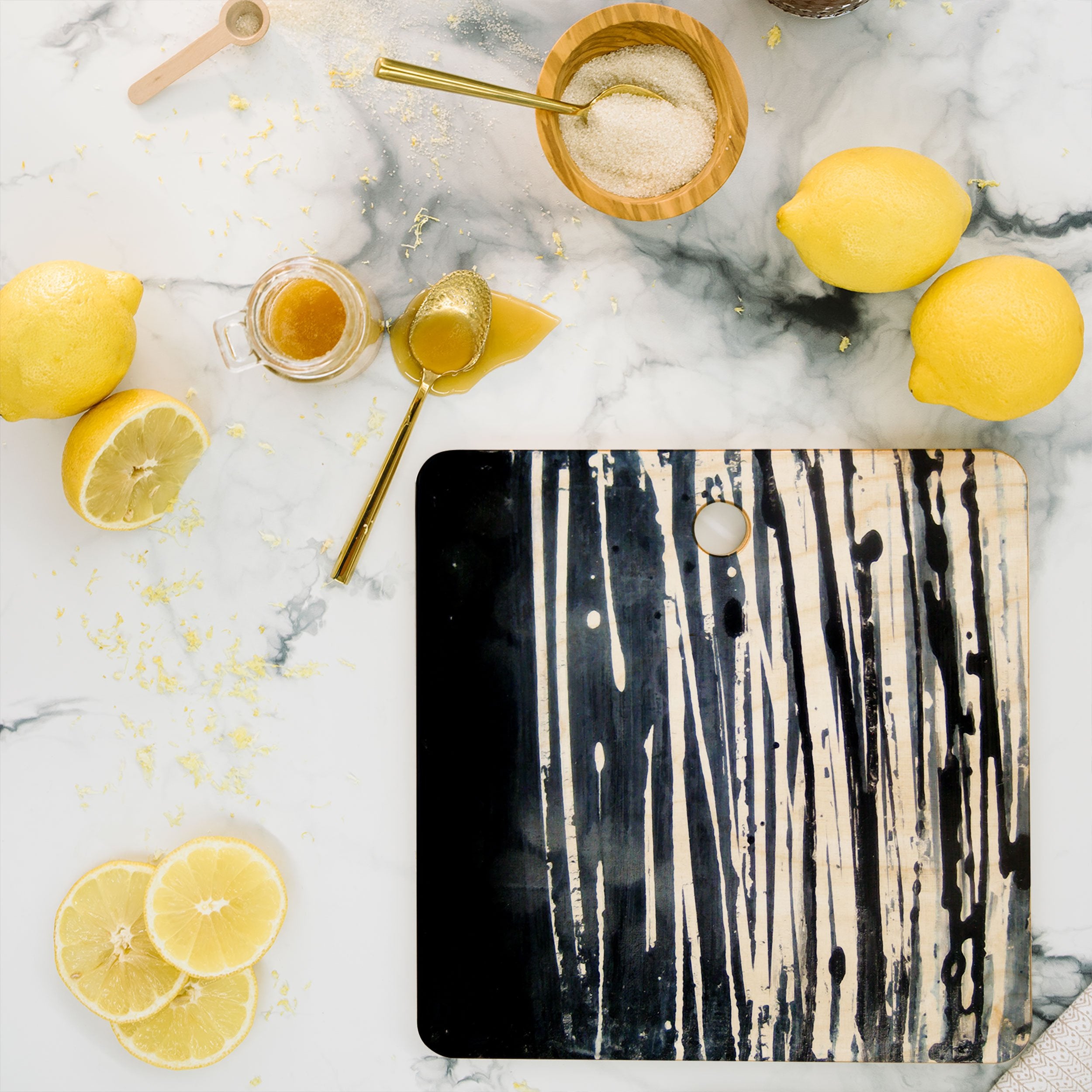 Sophia Buddenhagen White Lines Cutting Board Collection - Decor Addict, LLC