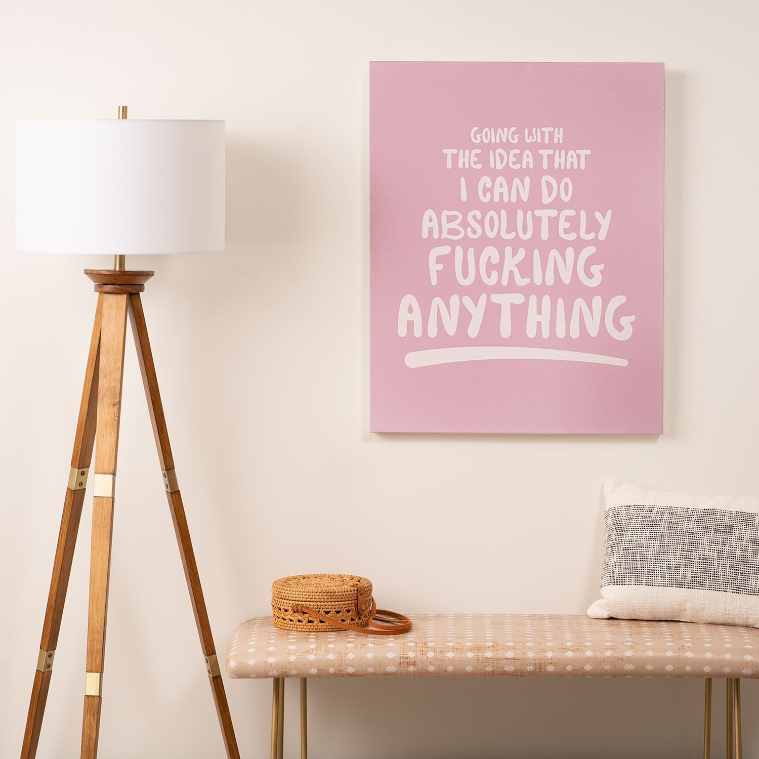 The Optimist I Can Do Anything Wall Art - Decor Addict, LLC