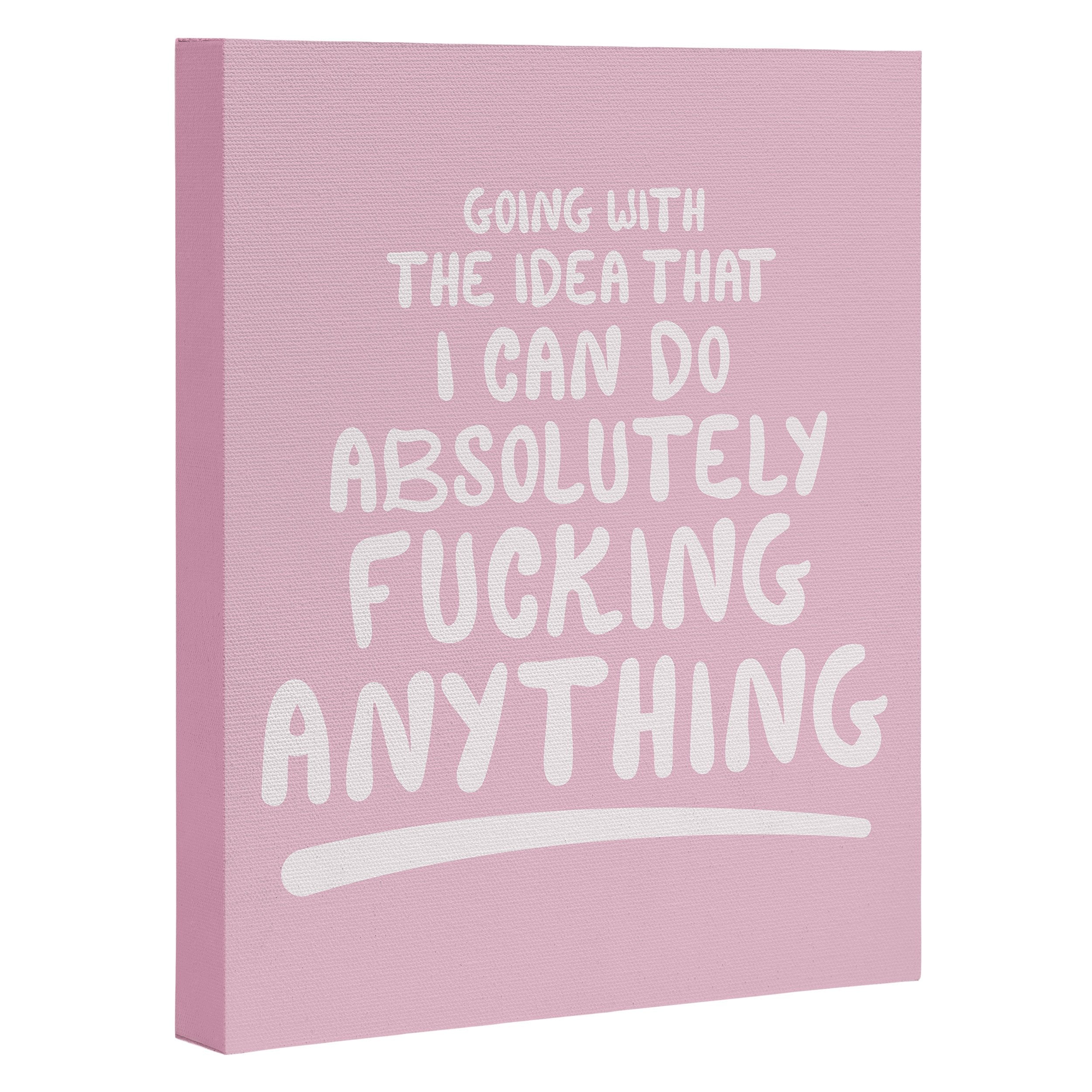 The Optimist I Can Do Anything Wall Art - Decor Addict, LLC