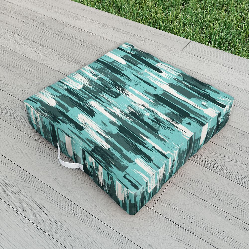 Wagner Campelo Ammar Green Floor Pillow Collection - Decor Addict, LLC