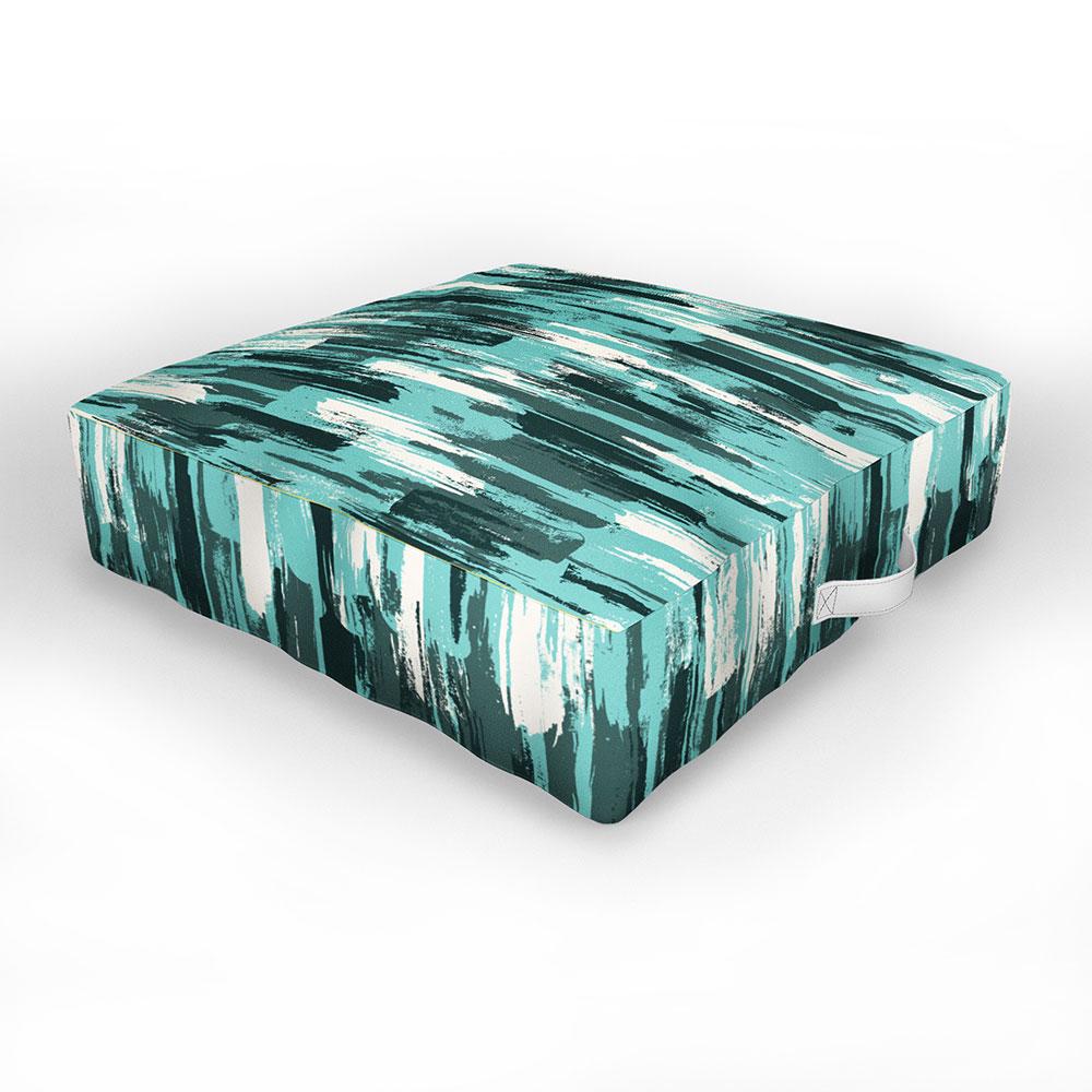 Wagner Campelo Ammar Green Floor Pillow Collection - Decor Addict, LLC