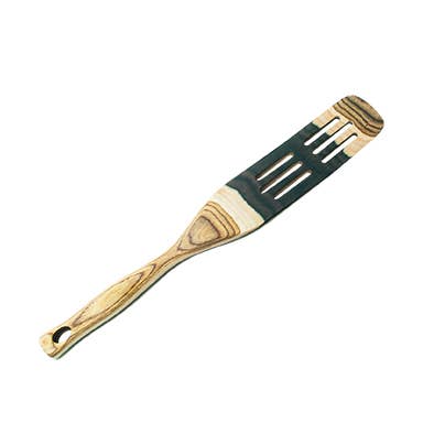 13" Natural Pakka Slotted Spurtle