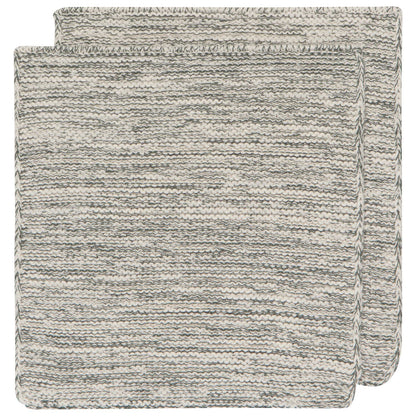 Jade Green Knit Dishcloths Set of 2 - Decor Addict, LLC