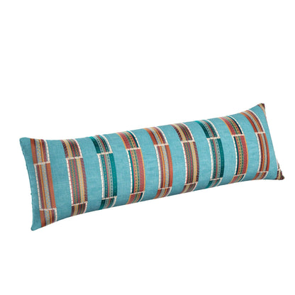 Totnes Lumbar Pillow: Mardi Gras / 12" x 18" - Decor Addict, LLC