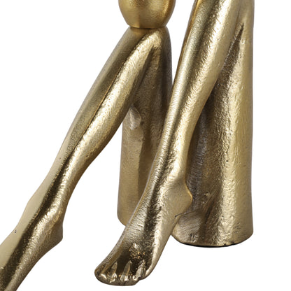 6x6" Bent Legs Taper Holder, Gold - Decor Addict, LLC