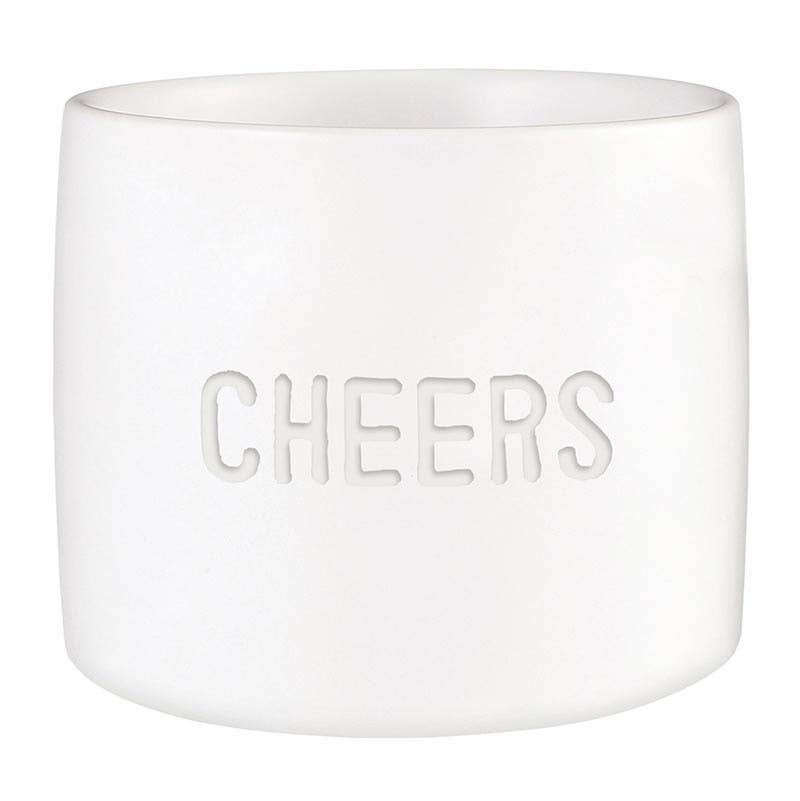 Face To Face Ceramic Napkin Rings - Bon Appetit - Set of 4 - Decor Addict, LLC