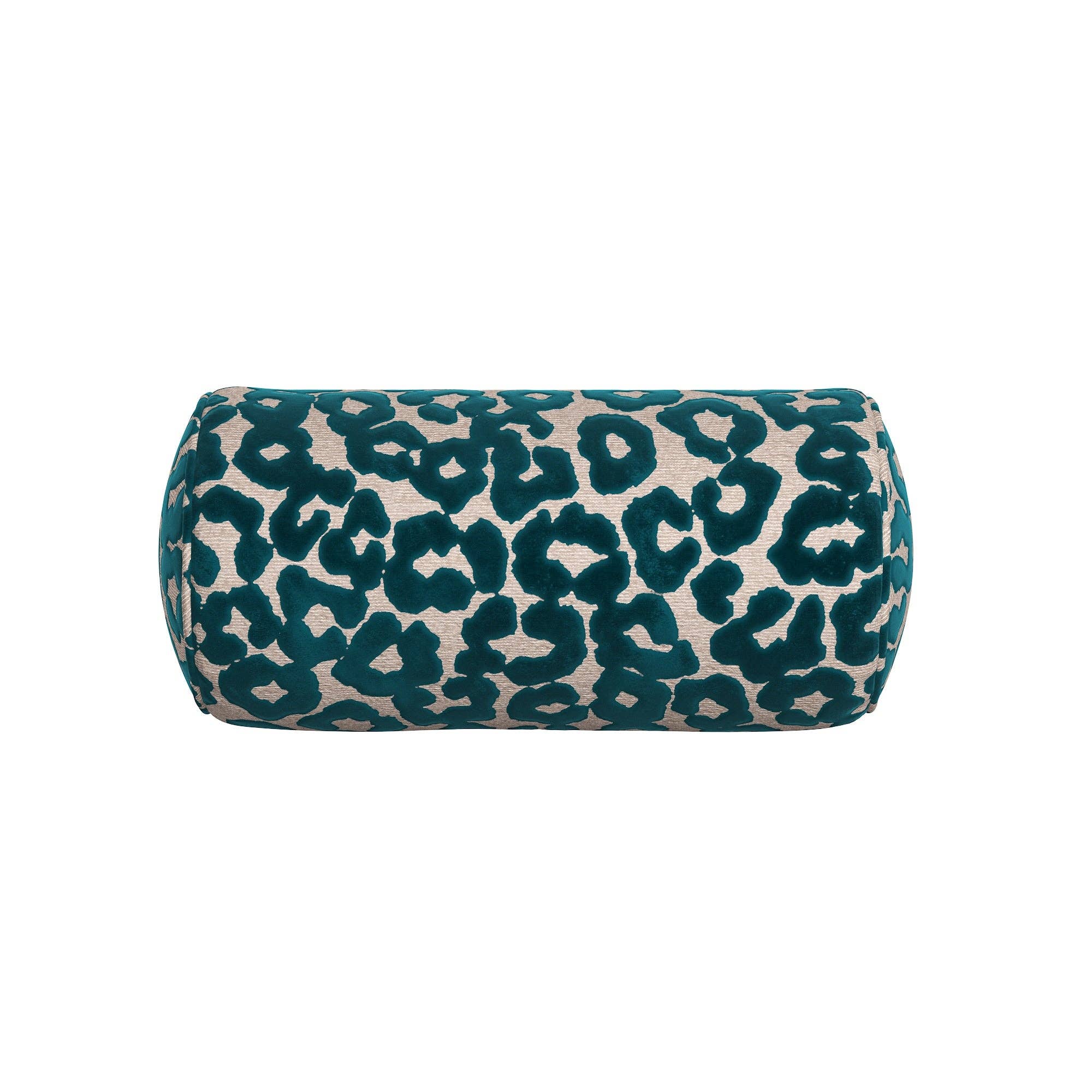 Elvira Neckroll Pillow: Teal - Decor Addict, LLC