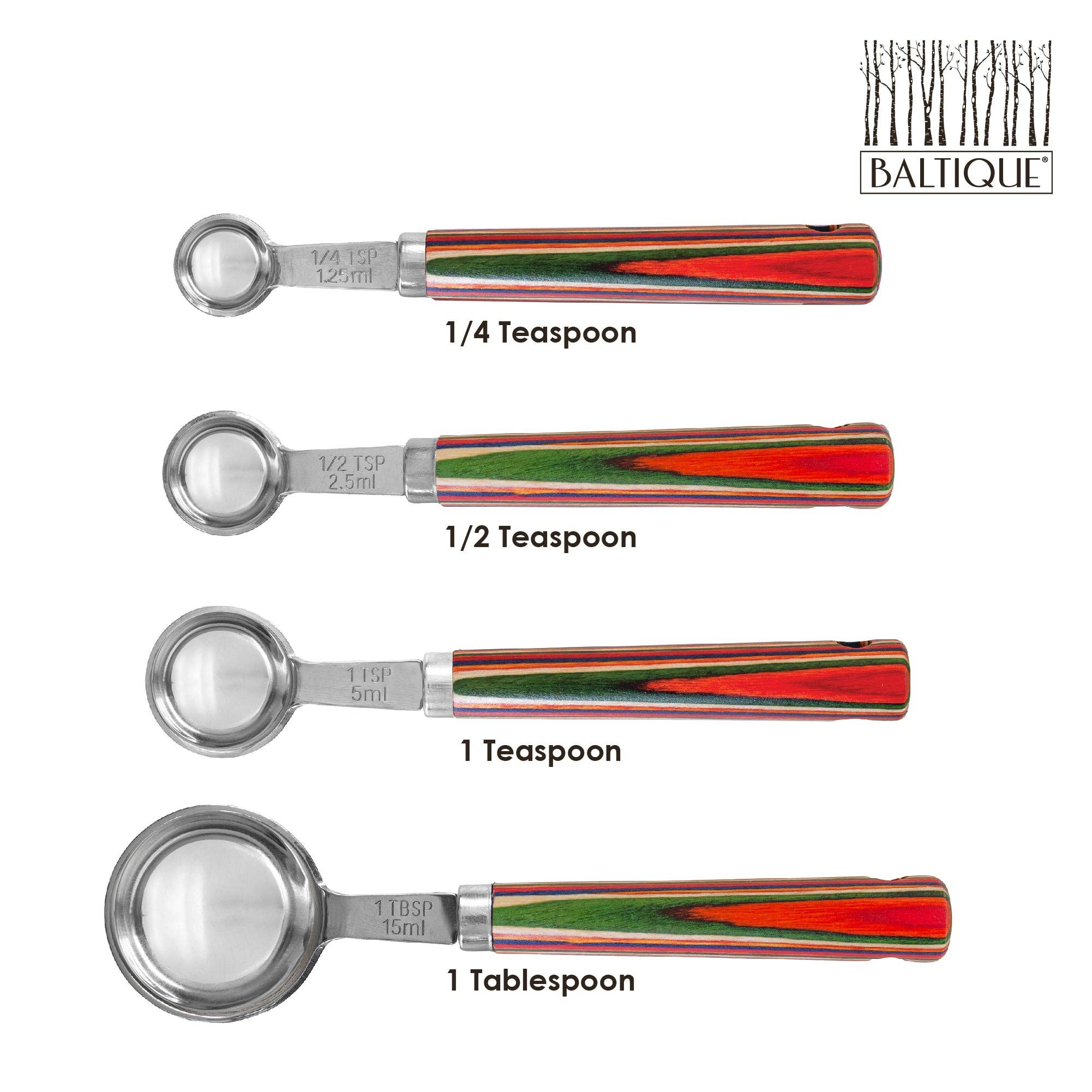 Baltique® Marrakesh Collection 4-Pc. Measuring Spoon Set