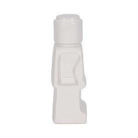 Block Man Figure, White