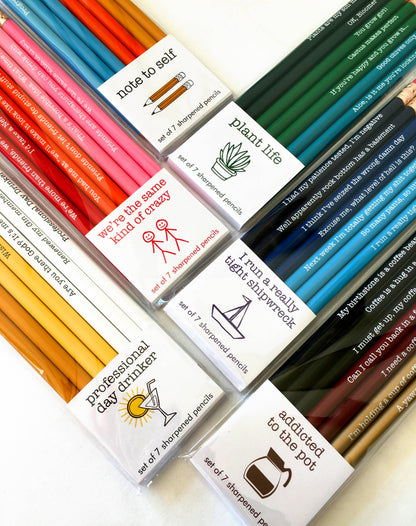 NOTE TO SELF PENCIL SET - Decor Addict, LLC