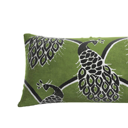 Corsham Lumbar Pillow: Green / 12" x 24" - Decor Addict, LLC