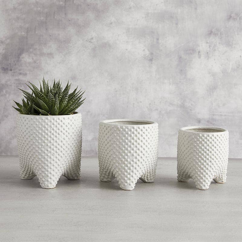 Textured Tripod Pot Md - Decor Addict, LLC