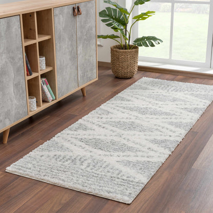 Trunding Plush Area Rug in Gray - Decor Addict, LLC