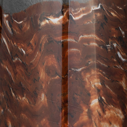 Glass, 17" Vase Grey/brown - Decor Addict, LLC