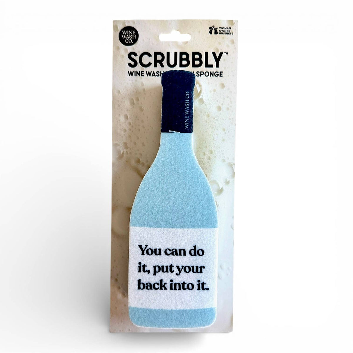 Scrubbly Wine Sponge - Back Into It - Decor Addict, LLC