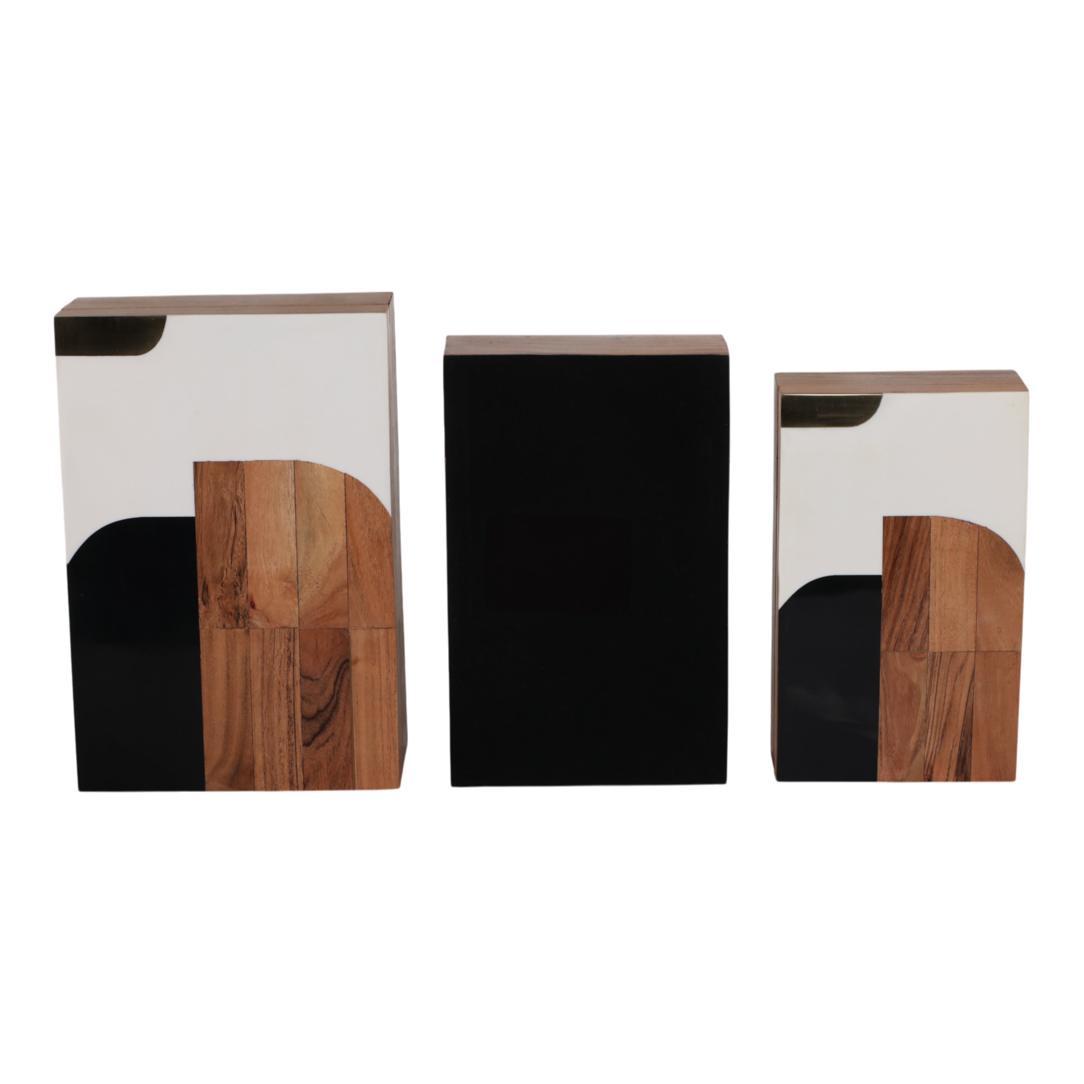 S/3 10/11/12" Mid-century Boxes, Multi - Decor Addict, LLC