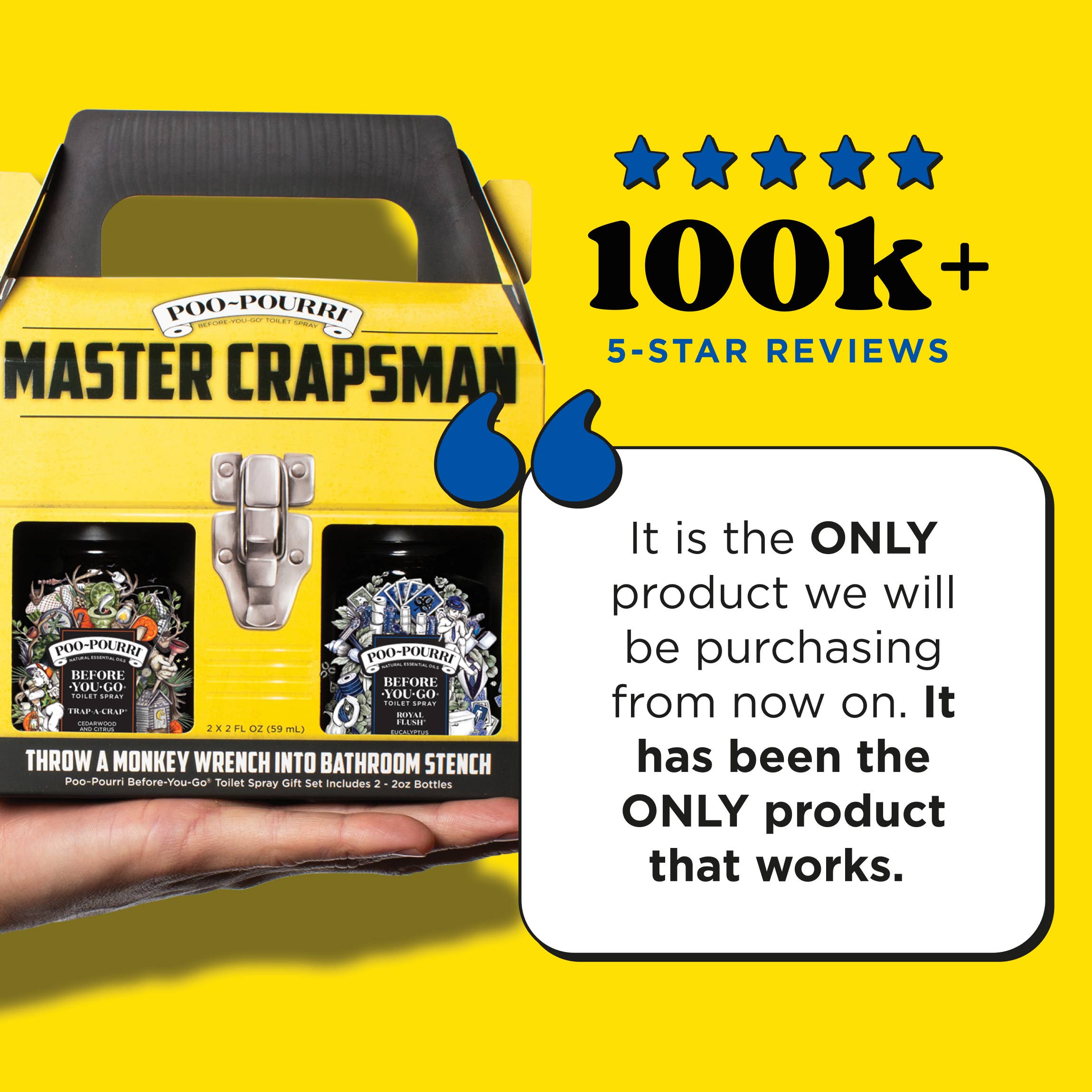Poo~Pourri Master Crapsman Gift Set 2 pack 2 oz - Decor Addict, LLC