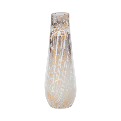 Glass,10",striped Stained Vase,multi - Decor Addict, LLC