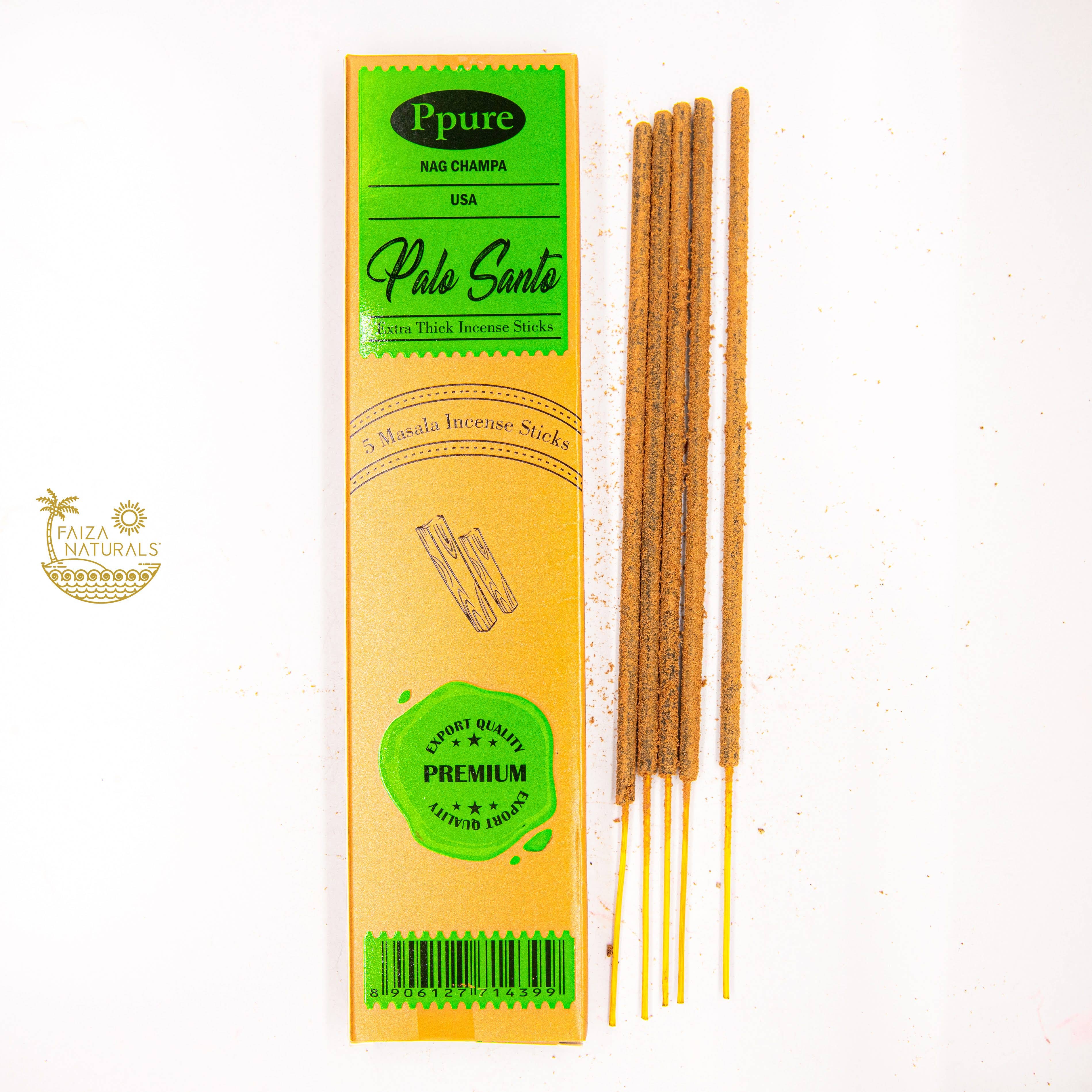 Palo Santo Incense Stick 5-Pack (Handmade, Ultra Thick) - Decor Addict, LLC