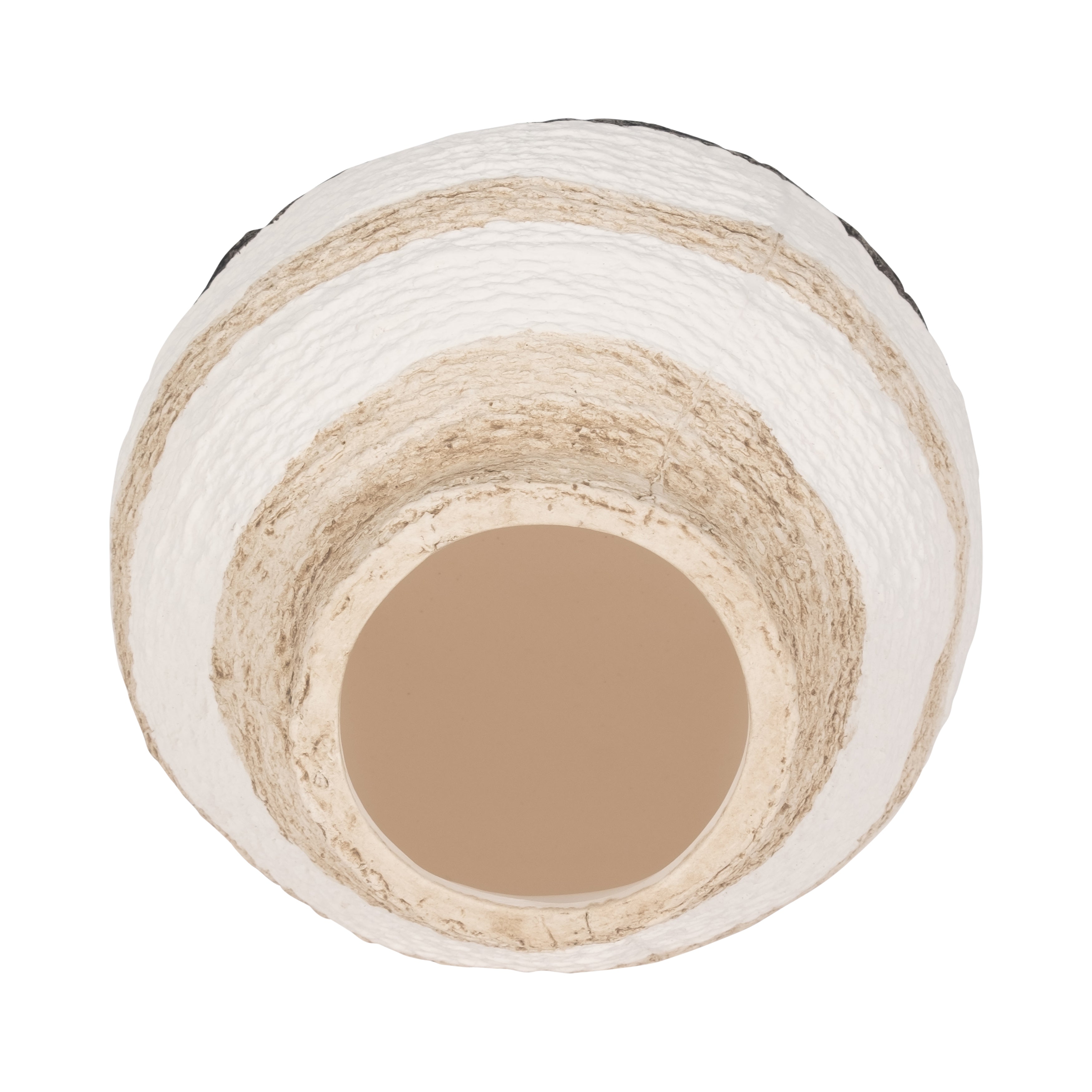 7" Striped Woven Textured Vase, Multi - Decor Addict, LLC