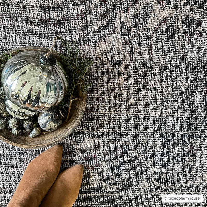 Dusty Sage Greenpoint Medallion Washable Area Rug - Decor Addict, LLC