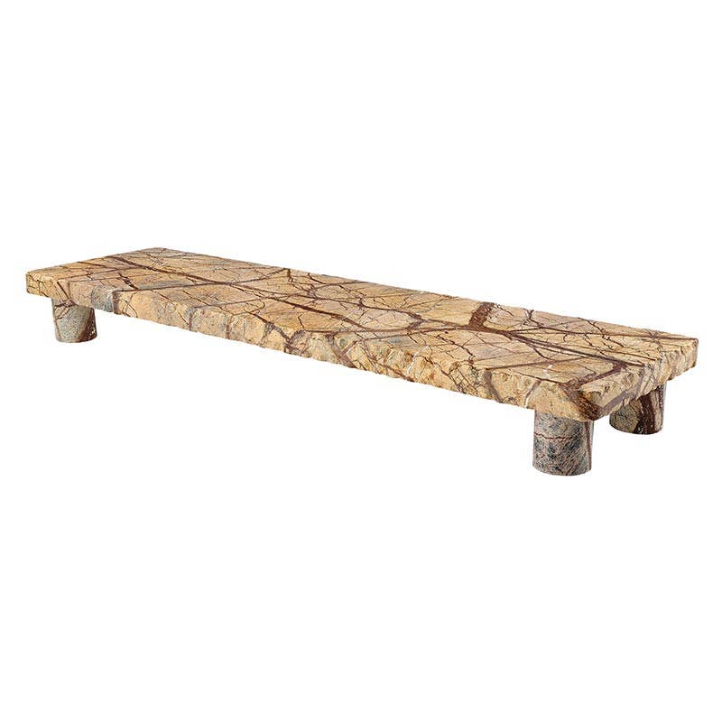 Brown Stand - Large: Marble / 21 L x 6 W x 2.5 H