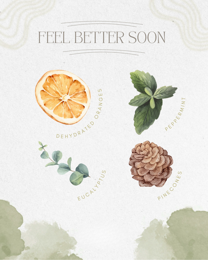 Feel Better Soon Simmer Pot | Orange Peppermint Eucalyptus - Decor Addict, LLC