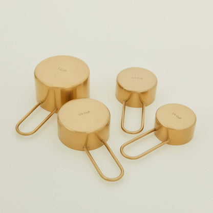 SIMPLE MEASURING CUPS - BRASS - Decor Addict, LLC