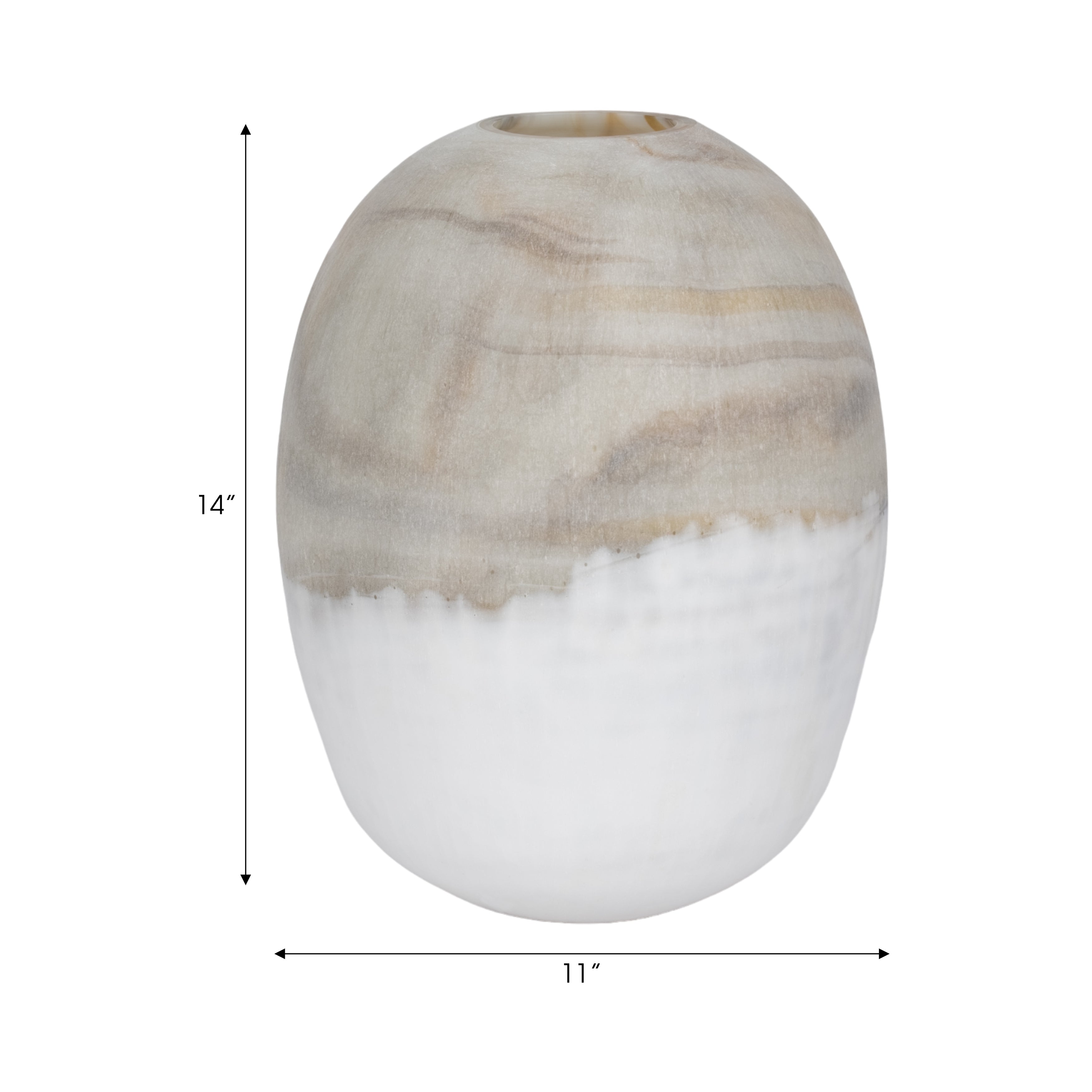 Chathamside Gray Glass Vase view 8