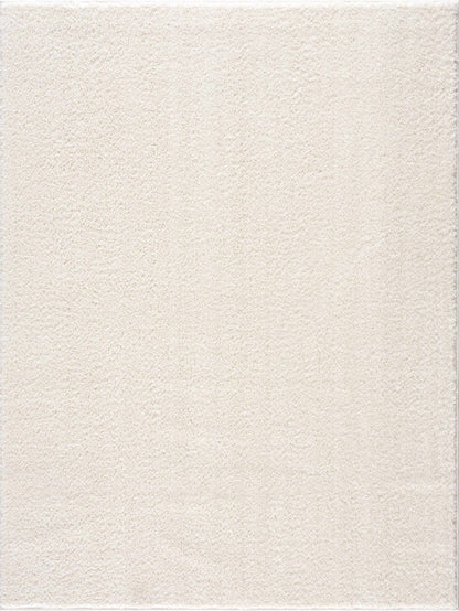 Judy Solid White Washable Rug - Decor Addict, LLC