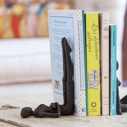 Ladies Stretching Metal Bookend Set - Decor Addict, LLC